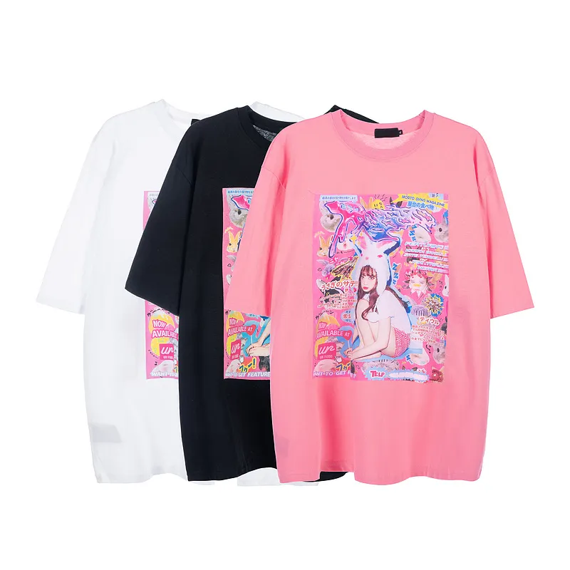 Großhandel kawaii Sommer süße japanische Stil T-Shirt neues Modell gedruckt Cartoon-Shirts