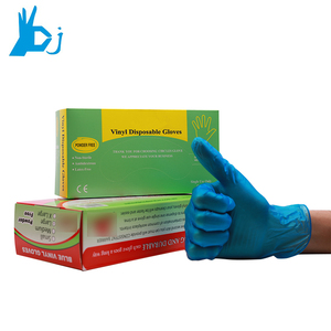 Gants en <span class=keywords><strong>vinyle</strong></span> en pvc transparents et bleus, gants industriels, 245mm, nouveau - Product Image 6