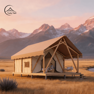<span class=keywords><strong>Chalet</strong></span> préfabriqué, tente de désert extérieure avec salle de bain pour l'hébergement de glamping africain et de safari - Product Image 1
