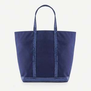 Sac de plage en toile de grande taille, réutilisable, bio, personnalisé, tendance, avec pochette - Product Image 4