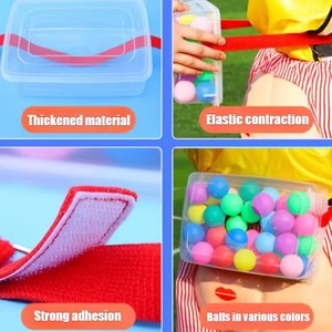 <span class=keywords><strong>Jeu</strong></span> de société familial en plein air - une boîte à balles avec 30 balles colorées, le cadeau idéal pour Noël, Thanksgiving et Halloween - Product Image 6