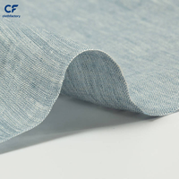 Tela Popelina 100% Lino Orgánico Ecológico y Transpirable para Vestidos Casuales, Textiles para el Hogar, Ropa de Cama y Cojines