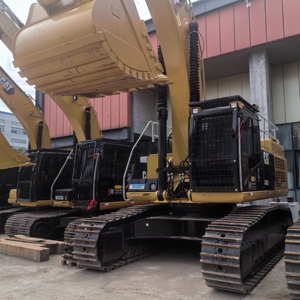 Excavadora CAT con cazo de excavación y componentes principales del motor usados - Product Image 3