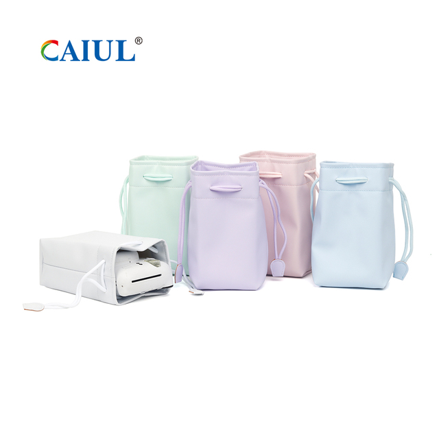 New Color Waterproof Dustproof PU Leather Pouch Instant Camera Bag Fujifilm Instax Mini 11/12 CCD Digital Camera Drawstring