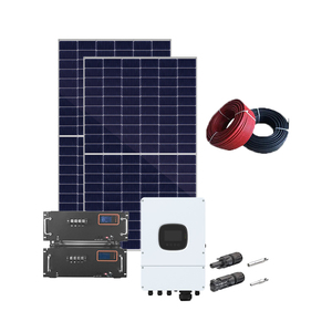 ระบบพลังงานแสงอาทิตย์ไฮบริด 48V 30kw พร้อมแบตเตอรี่สำรองไฟสำหรับบ้าน ชุดติดตั้งแบบติดผนังครบชุด - Product Image 2
