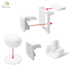 Eco-friendly Upgraded Invisible Baby Proofing Locks White Anti-pinch Hand Drawer Cabinet Door Child Safety Lock For Babies