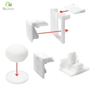 Eco-friendly upgrade invisibili per bambini a prova di <span class=keywords><strong>bambino</strong></span> bianco Anti-pizzico porta del cassetto a mano serratura di sicurezza per bambini - Product Image 2
