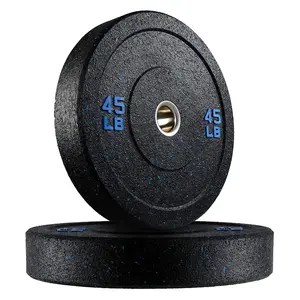 gym competition colored eco rubber bumper weight stack top plate with high quality