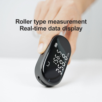 Mini règles de mesure flexibles Surfaces incurvées plates règle électronique télémètre à rouleaux de roue mesure longue Distance