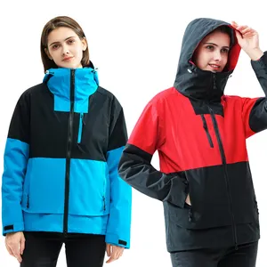 Männer Frauen Ski jacke Warme wind dichte Camping Klettern Wander jacke Winter Overalls Kapuze Wasserdichte Outdoor Snowboard Kleidung