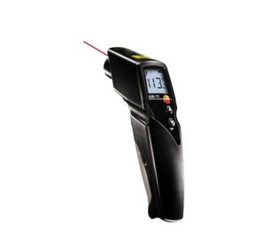 Thermomètre infrarouge TESTO 830-T2 -30 à 400°C, optique 12:1, laser 2 points, émissivité réglable pour la maintenance industrielle et le CVC - Product Image 1