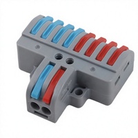 Bloc de bornes compact universel PC Mini en cuivre à 2/3 broches pour fixation de trous, connexion rapide des conducteurs