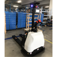 Transpalette robotisé JIANGSONG ROBOT JS-F1500-SPC de 1500 kg de capacité avec navigation laser SLAM, transpalette intelligent sans conducteur pour entrepôt