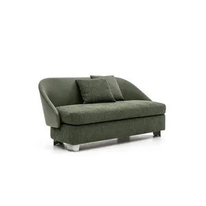 Conjuntos de sofá de madera de nuevo diseño personalizado profesional conjunto de combinación sofá Seccional de tela moderna