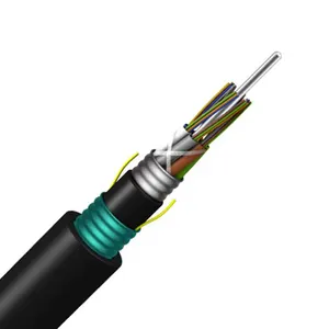 GYTY53 kabel serat optik luar ruangan kabel serat optik Mode tunggal untuk telekomunikasi