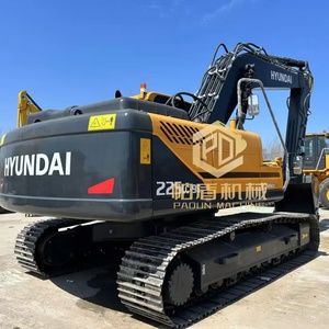 Excavadora Hyundai 225 220 original, excavadora de 20 toneladas, excavadora grande sobre orugas, excavadora de segunda mano en venta - Product Image 2