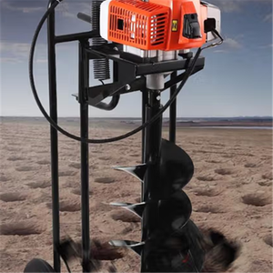 Perceuse de trou à essence agricole à petite échelle de grande puissance Application d'engrais de verger Plantation de pilotes de pieux - Product Image 1