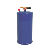 Accumulateur vertical en métal Séparateur d'huile en spirale Séparateur de gaz liquide pour stockage à froid Climatisation centrale Réfrigération