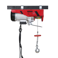 Nouvelle mini-treuil électrique à câble de 1 tonne, 1000 kg, monophasé, acier, certifié TUV, télécommande, vitesse de levage de 12 m/min
