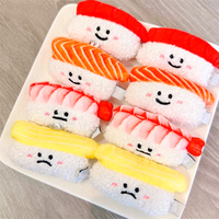 Mini jouet en peluche pour sushi Kawaii personnalisé jouet porte-clés en peluche japonais mignon pour sushi