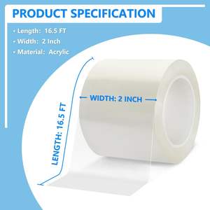 Ruban <span class=keywords><strong>de</strong></span> réparation <span class=keywords><strong>de</strong></span> livres sans acide <span class=keywords><strong>pour</strong></span> archives, adhésif acrylique sans acide, ruban transparent à forte adhérence, ruban <span class=keywords><strong>de</strong></span> réparation essentiel <span class=keywords><strong>pour</strong></span> la reliure des livres - Product Image 2