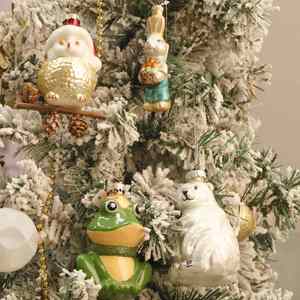 Produits en verre personnalisés de haute qualité, artisanat, décorations pour arbre de Noël - Product Image 1