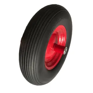 4.80/4.00-8 straight pattern wholesale PU Foam Wheel for Poland market