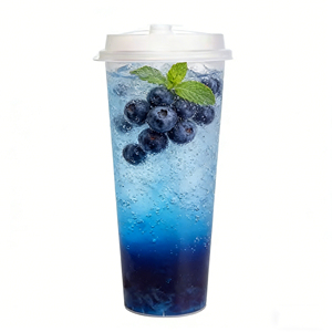แก้วชาไข่มุกพลาสติกแบบหนา ขนาด 12oz/16oz/24oz  แบบใส/แบบด้าน  พร้อมฝาปิด  รับทำโลโก้ตามสั่ง - Product Image 2