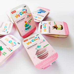 Dessert Dream Themed Air Dry Clay Kit Non Toxic Plasticine <b>Modeling</b> Clay for Kids DIY Crafts Educational Toy - Product Image 1