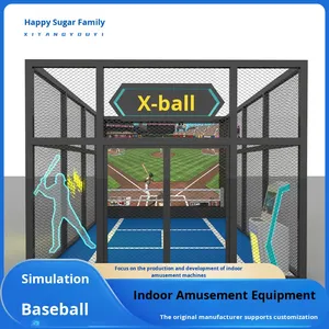 Simulador de Béisbol para Interiores, Jaula de Bateo, Dispositivo de Entrenamiento Deportivo Digital Inteligente, Equipo Moderno para Salas de Juego, Experiencia Interactiva - Product Image 3