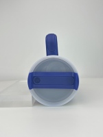 Gobelets isothermes personnalisés avec logo, 40 oz, plaqués or miroir, avec poignée, gobelet de sport isolé sous vide avec poignée détachable