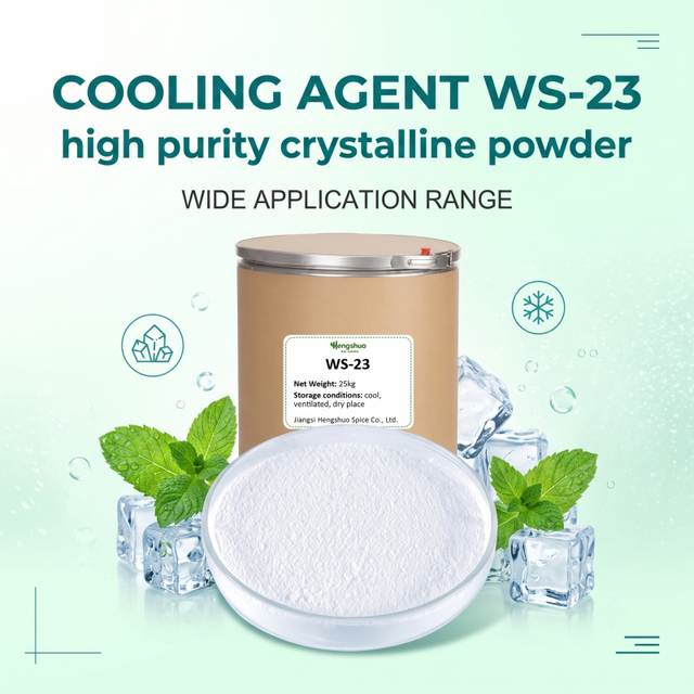 Bulk 25kg Barrel WS-23 Odorless Cooling Powder Food Cosmetic Grade Long Lasting Cooling Additive
