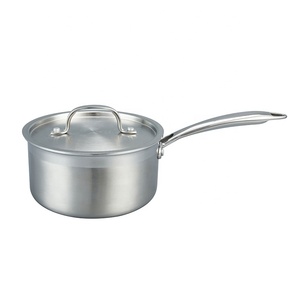 Personalizzazione all'ingrosso cucina cucina antiaderente pentole e padelle in acciaio inox casseruola salsa Pan Set - Product Image 4