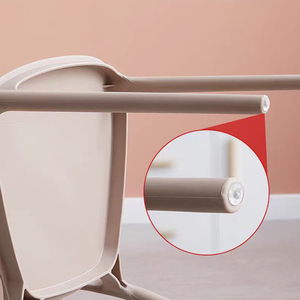 Silla Moderna de Diseño Nórdico Apilable de Polipropileno Colorido para Oficina en Casa, Sala de Estar, Estilo Escandinavo, Marca Martina - Product Image 5