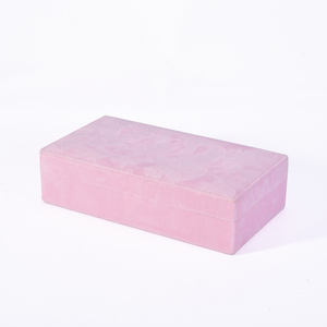 jewelry box wholesale velvet jewelry boxes pink soft feel touch velvet jewelry box
