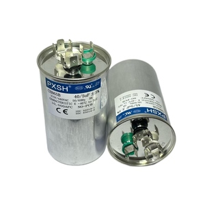 Nhà máy tụ điện cbb65b Chạy kép 370V/440v40 + 5uf45 + 5uF tụ điện màng Polypropylen tùy chỉnh Tụ điều hòa không khí - Product Image 3