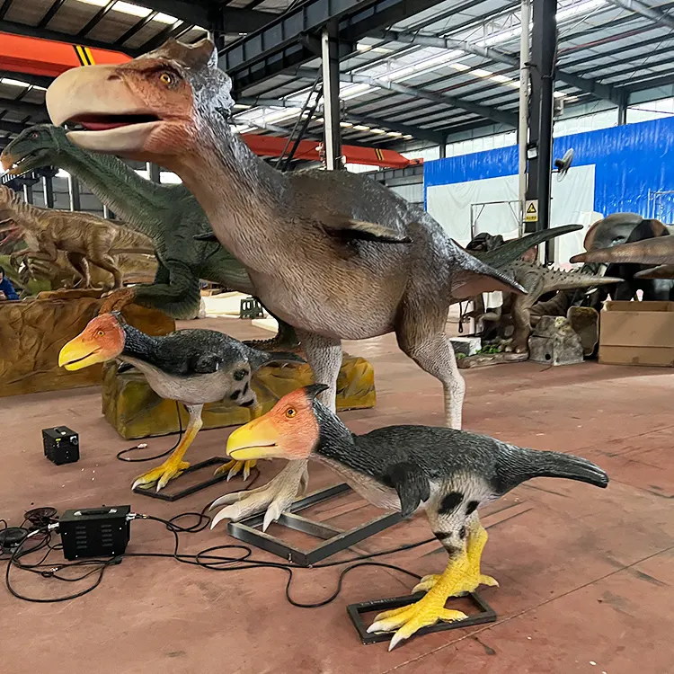 Kunden spezifische Arten von Dinosauriern Gruppe in Mall Commercial Center Dino Thema Dekoration Dinosaurier Planet Animatronic zu verkaufen