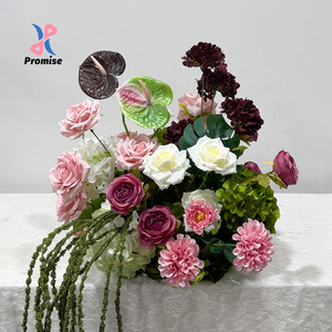 Long Hanging Green Foliage Single Trailing Floral Arrangement Wedding Reception Long Table Decor - Product Image 1