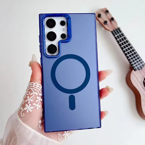 Étuis de téléphone portable magnétiques IMD 14 15 Pro Max aimant de couverture acrylique pour <span class=keywords><strong>Iphone</strong></span> 12 13 16 accessoires de téléphone portable affaires - Product Image 1