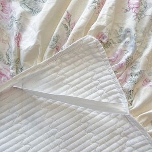 ชุดกระโปรงสามชิ้นลายดอกไม้เล็กๆสไตล์ฝรั่งเศสชุดกระโปรงผ้าควิลท์สำหรับใส่ในบ้านเจ้าหญิงสำหรับฤดูร้อน - Product Image 4