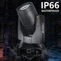 Projecteur mobile étanche IP65 380W avec contrôle DMX512, faisceau Super Sharpy et projecteur de recherche aérien pour événements scéniques extérieurs