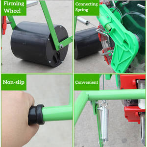 NEWEEK Planteuse manuelle de maïs et de soja <span class=keywords><strong>pour</strong></span> usage domestique, machine à semer le maïs à poussée manuelle, planteuse de maïs à 2 rangs bon marché - Product Image 6