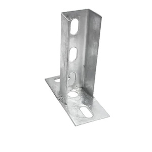 Accessoires de système de montage solaire antiseismique en acier de type C à connexion directe, base photovoltaïque galvanisée à chaud - Product Image 4