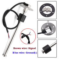 Capteur de niveau de carburant de bateau de voiture automatique 0-190 ohm en acier inoxydable A5 capteur de niveau de réservoir d'huile 150mm 200mm 500mm capteur de niveau d'eau