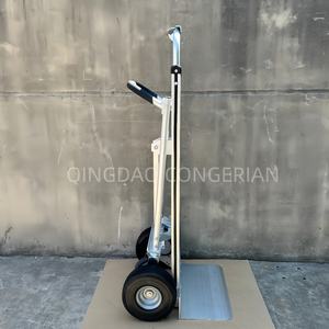 <span class=keywords><strong>3</strong></span> <span class=keywords><strong>in</strong></span> <span class=keywords><strong>1</strong></span> Aluminium lipat Convertible troli tangan empat-roda dengan kapasitas 350kg untuk penggunaan industri - Product Image 3
