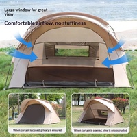 Tente de camping légère et portable de haute qualité pour parc et plage, avec moustiquaire, tissu respirant, imperméabilisation 2000-3000 mm, quatre saisons