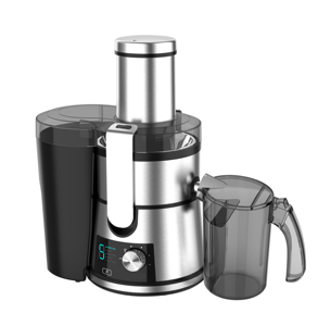 Presse-agrumes centrifuge puissant <span class=keywords><strong>1200W</strong></span> à commande numérique intelligente avec bras de verrouillage en acier inoxydable - Product Image 1