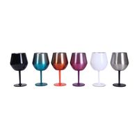 Gobelet isotherme de haute qualité de 14 oz en acier inoxydable 304, gobelet coloré créatif, verre à vin portable, base détachable