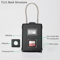 Verrou GPS intelligent pour la sécurité des marchandises, suivi en temps réel et alerte de coupure de câble, système d'alarme avec accès au portail web pour camions/conteneurs