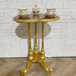 OE-FASHION rắn gỗ gụ gỗ bên bảng với Thiên Nga khắc Veneer Vàng cạnh-thanh lịch cũ khắc gỗ cho đồ nội thất phòng khách - Product Image 3